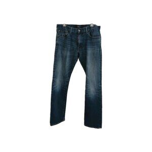 Polo Ralph Lauren Mens 34 X 32  Varick Slim Straight Blue Medium Wash Jeans